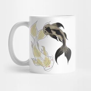 Ying and Yang Koil Fish Mug